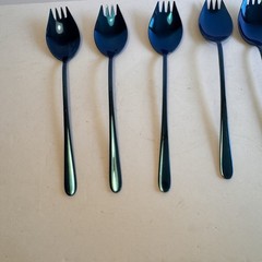 Buyer StarBlue Sporks 2 in 1 Spoons Forks 5 Pieces Stainless Steel