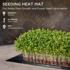 MET Seedfactor Warm Hydroponic Heating Pad for Indoor Home Gardening SeedStarter
