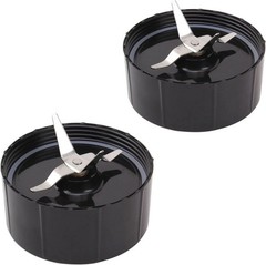 2-Pack Cross Blade With Gasket For Magic Bullet Blender MB-1001 Replacement Part