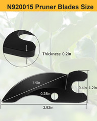 REPLACEMENT PRUNER BLADES Compatible with Dewalt 20V Max Cordless Pruner DCPR320