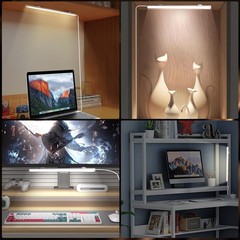 12 Inch LED Light Bar USB Powered 3 Colors White, Warm White, Yellow, with Switc