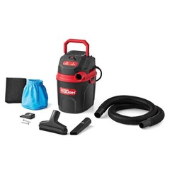 Hyper Tough 1.5 Gal 2HP Wet Dry Vacuum Cleaner Black