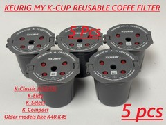 5 PCS KEURIG -Extra My K-Cup Universal Reusable Filter NEW
