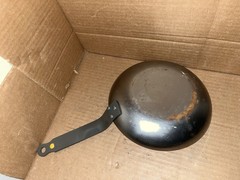 De Buyer MINERAL B Carbon Steel 8″ Omelette Pan Made in France