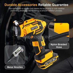 Car Air Tire Pump Inflator Compressor LED Digital Electric Portable 980kPa 20V