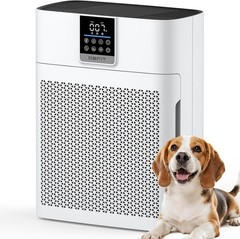 Silent Touch Control HEPA Air Purifier with Essential Oil Diffuser – Large Rooms