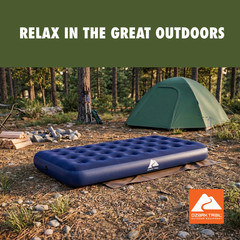 Twin Air Mattress, 10 Inch Air Bed, Inflatable Air Mattress, Blow up Mattress wi