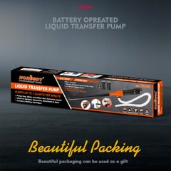 HORUSDY Deluxe Liquid Transfer Siphon Pump Battery Powered Gas Oil Water NEW