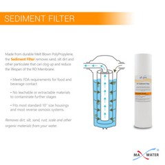 5 Stage Kitchen Home Drinking Reverse Osmosis System RO MAX Water USA Filters