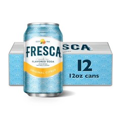 Fresca grapefruit citrus Soda Pop, 12 fl oz, 12 Pack Cans…..