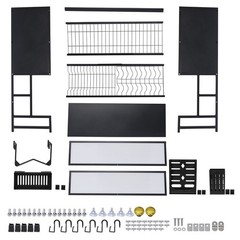 Dish Drying Rack Kitchen Over The Sink Utensil Storage Cabinet 33.46in 2 Tier