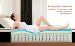 10″12″14″ Twin Full Queen King Size Mattress Hybrid Foam Pocket Coils Bed In Box