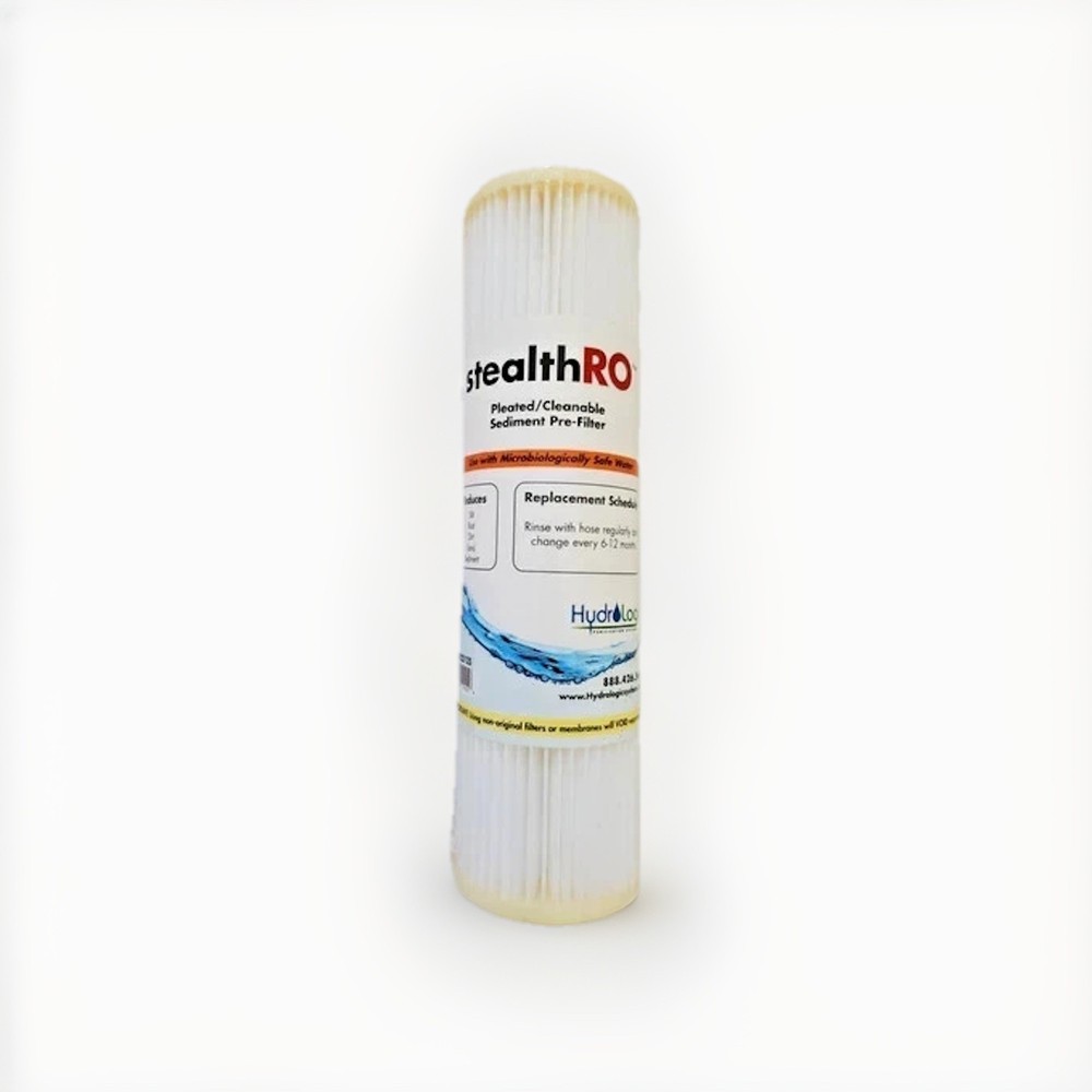 Hydrologic Stealth RO Pleated/Cleanable Sediment Pre-Filter HL22125 – Ships Free