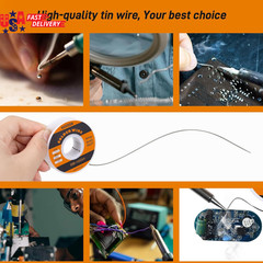 63-37 High Purity Tin Lead Rosin Core Solder Wire for Electrical Soldering, Cont