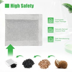 20 Packs Activated Carbon Charcoal Filters For Water Distiller Hygiene US