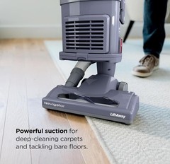 Shark NV352 Navigator Lift Away Upright Vacuum, Hepa Filter, Anti-Allergen Techn