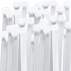 10 Inch Cable Ties – 100 Pack – UV Weather Resistant – HEAVY DUTY 75 Pounds