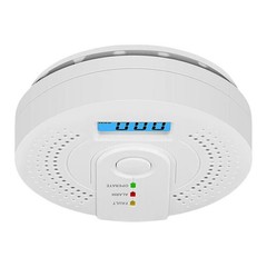 Carbon Monoxide Detector Warning Safety Alarm Sensor LED Digital Battery Powers