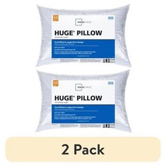 (2 pack) Mainstays Huge Overfilled Bed Pillow, Standard/Queen