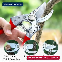 Kynup 8.6″ Professional Pruning Shears for Gardening, SK5 Stainless Steel Garden