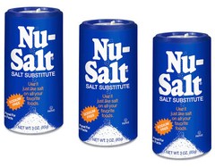 Nu-Salt Salt Substitute (Sodum Free), 3 Oz. – Pack of 3