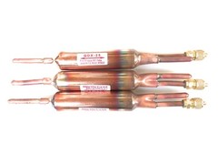 3PC FILTER DRIER REFRIGERANT LIQUID LINE WITH CHARGING VALVE 1/4 X 1/4  25 grams