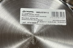 READ DESCRIPTION- Demeyere Essential 5-ply 10-pc Stainless steel Cookware Set