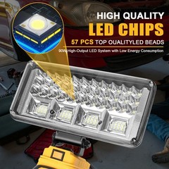 LED Work Light for De walt 20V Battery, 90W 6800LM Flashlight with USB Port