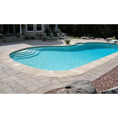 Patio-On-A-Pallet 12In. X 24In. and 24In. X 24In. Concrete Gray Variegated Baske