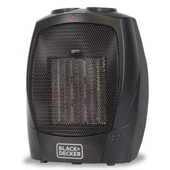 BLACK+DECKER Personal Ceramic Indoor Heater Black