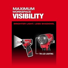 Milwaukee 3453-22 M12 FUEL 1/4″ Hex Impact Driver Kit