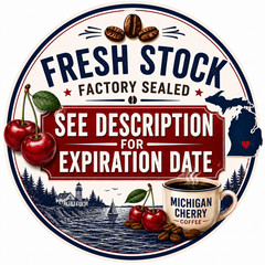 2 PACK Frederik’s By Meijer Michigan Cherry Ground Coffee 12 oz (24 oz total)