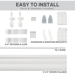 Lotus & Windoware Cordless, 2 Inch Faux Wood Blind, Window Blinds, Blinds & S…