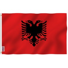 Anley Fly Breeze 3×5 foot Albania Flag – Albanian National Flags Polyester