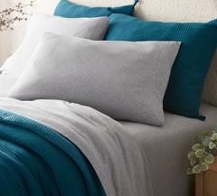 Twin Cotton Jersey Sheet Set Heather Gray – Threshold: 100% Cotton, OEKO-TEX