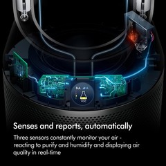 Dyson Pure Humidify+Cool™ Purifying Humidifying Fan PH3A | White/Nickel |