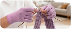 2-Pair Arthritis Compression Gloves- for Hand Arthritis, Carpal Tunnel Pain,