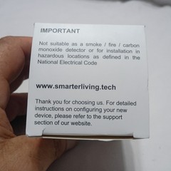 Smarter Living WiFi Gas Detector Natural Propane Methane Leak Alarm App Alerts