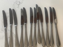 58 Oneida Memphis Stainless Flatware Set Daisy Floral Neck Pattern Made In China