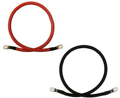 1/0 Gauge AWG Battery Cable Wire – Solar Marine Power Inverter Car Pure Copper
