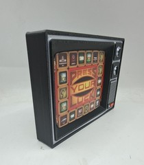TV Game Press Your Luck Show Retro TV Display Stand Desk Art