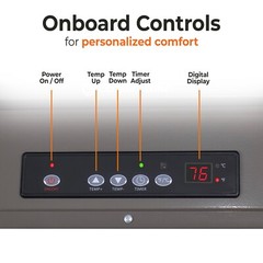 Comfort Zone 10,000 Watt, 240 Volt Industrial Ceiling Mounted Heater with Remote