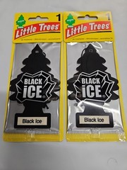 Little Trees Hanging Car & Home Air Freshener – Black Ice 24 Pack Free Shipping