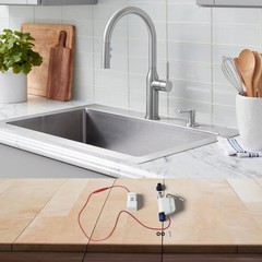 Smart Induction Touch Controller for Kitchen Faucet with Plastic Build