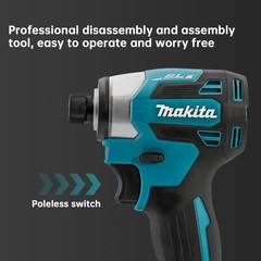 Makita DTD173 bule 18v Brushless Lithium-ion Impact Driver Power Tool