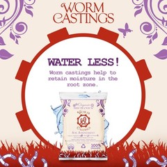 Organic Mechanics Worm Castings Soil Amendment, 1 Pound