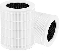KJ402F & JZ-450F Air Filter Replacement, 2-Pack for Crecolife & Zendar