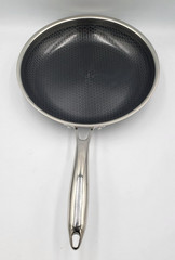 HexClad 10″ FRYING PAN with LID 10-Inch 10 Hybrid Non-Stick -Used Good Condition