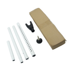 Collision Absorbing Telescopic Doorstop 26-49.4 in for Reliable Daily Security