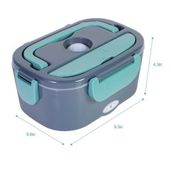 1.5L Electric Heating Lunch Box Portable for Car Office Food Warmer Container US